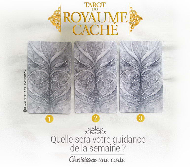 1 au 7 aout - Votre guidance de la semaine Le Tarot du Royaume Caché de Barbara Moore et Julia Jeffrey - Graine d'Eden Tarots et Oracles divinatoires