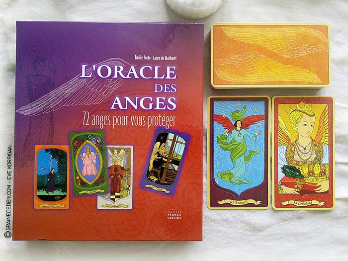 L'Oracle des Anges de Emilie Porte et Laure de Matharel - 72 Anges pour vous protéger - Graine d'Eden Développement personnel, spiritualité, guidance, oracles et tarots divinatoires - La bibliothèque des Oracles