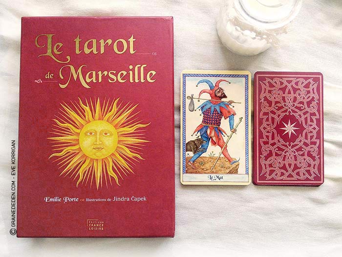 Le Tarot de Marseille de Emilie Porte et Jindra Čapek - Graine d'Eden Développement personnel, spiritualité, guidance, oracles et tarots divinatoires - La bibliothèque des Tarots