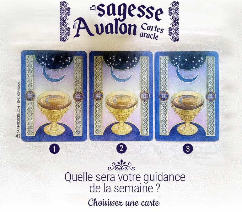 10 au 16 octobre - Votre guidance de la semaine - Votre guidance de la semaine avec les cartes Oracle La Sagesse d'Aavalon de Colette Baron-Reid - Graine d'Eden Tarots et Oracles divinatoires - avis, review, présentations