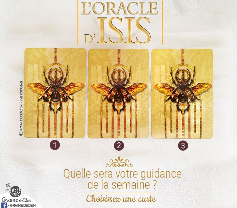 5 au 11 décembre - Votre guidance de la semaine avec l'Oracle d'Isis de Alana Fairchild - Graine d'Eden Tarots et Oracles divinatoires - avis, review, présentations