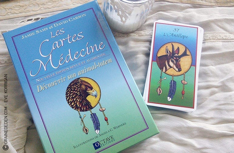 Les cartes médecines - découvrir son animal Totem de amie Sams et David Carson. Comment choisir son oracle sur la médecine animale, les animaux Totems ? Graine d'Eden - Développement personnel, guidance, tarot et oracle divinatoires