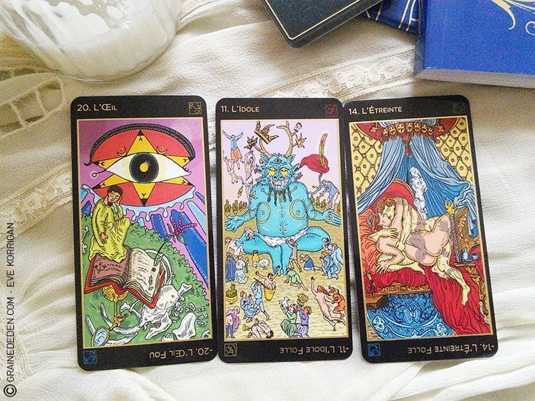 Review Le Jeu du Phénix, Tarot philosophique de Vincent Cespedes. Graine d'Eden, cartes, oracles et tarot, développement personnel