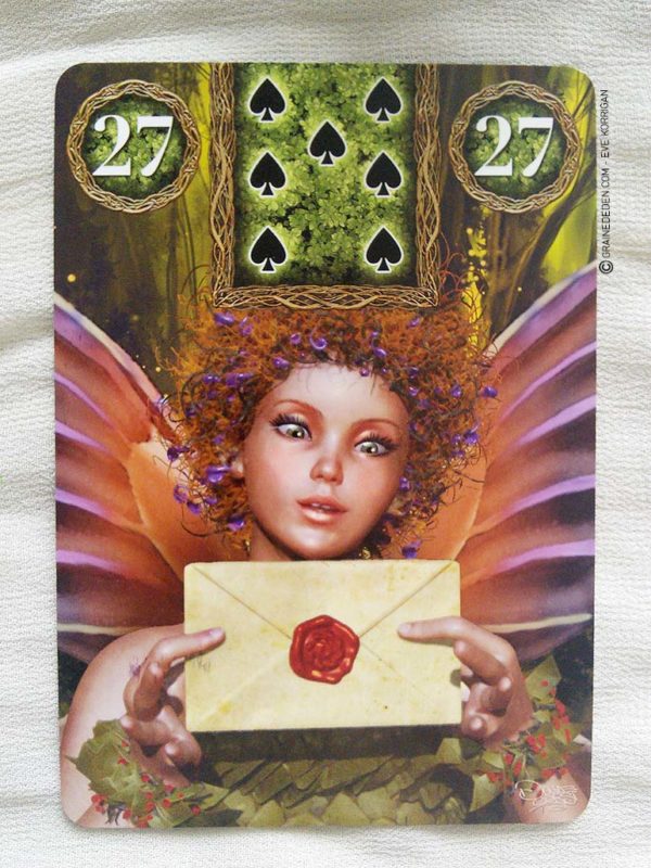 Fairy Lenormand Oracle cards - Graine d'Eden review, présentation. Cartes Oracle, tarot