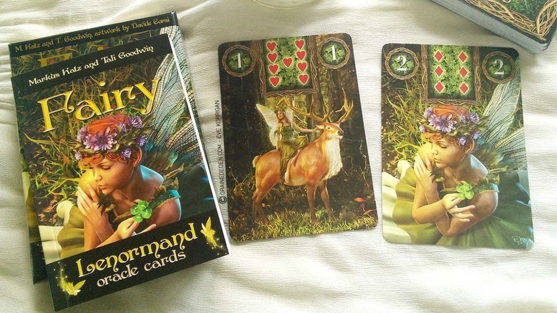 Fairy Lenormand Oracle cards - Graine d'Eden review, présentation. Cartes Oracle, tarot