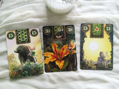 Fairy Lenormand Oracle cards - Graine d'Eden review, présentation. Cartes Oracle, tarot