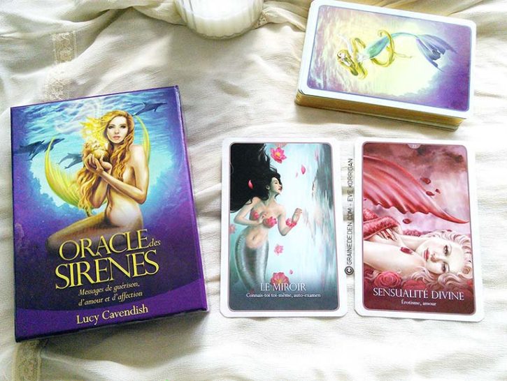 L'Oracle des Sirènes : Messages de guérison, d'amour et d'affection - Graine d'Eden review, présentation. Cartes Oracle, tarot