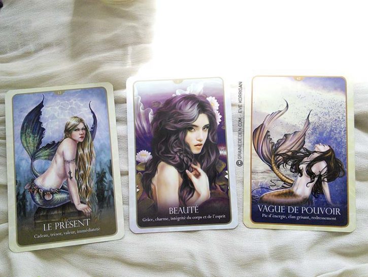 L'Oracle des Sirènes : Messages de guérison, d'amour et d'affection - Graine d'Eden review, présentation. Cartes Oracle, tarot