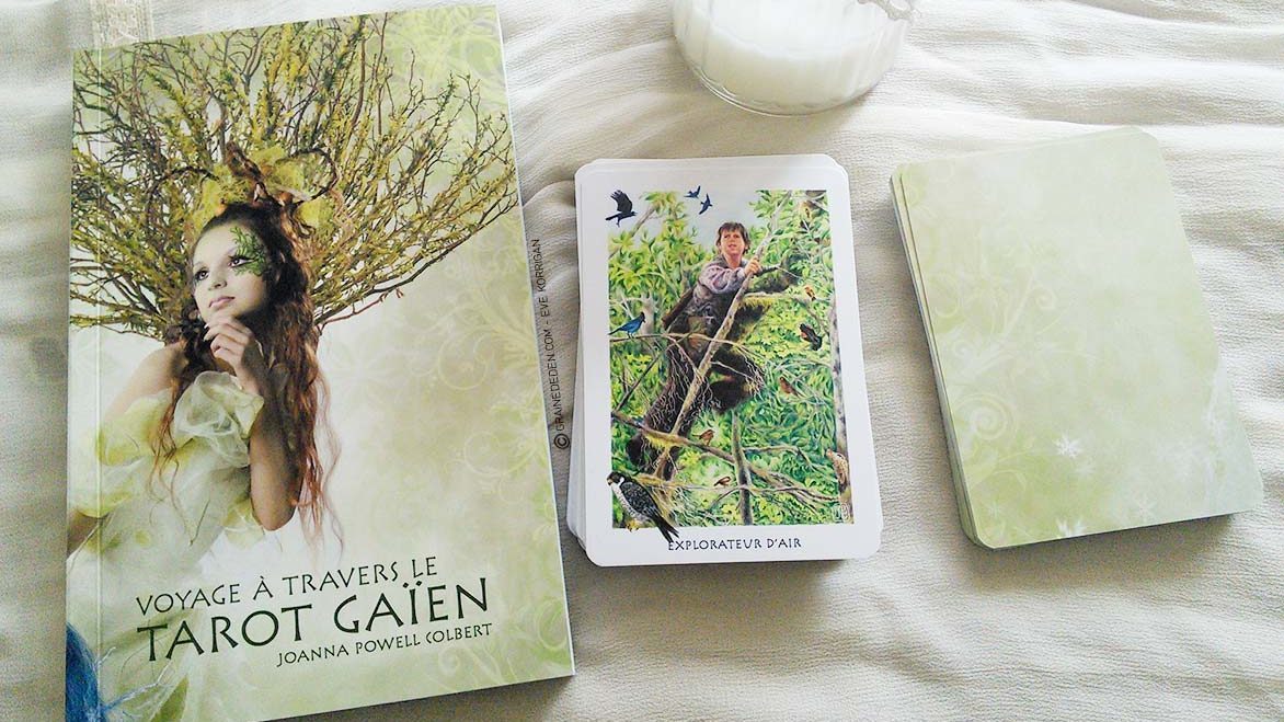 Le Tarot Gaien - Le Tarot Gaïen - Graine d'Eden, review, présentation de jeux de tarots, oracles.