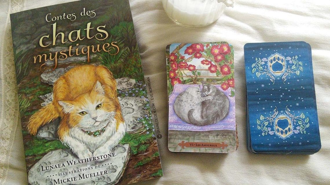 Le Tarot des chats mystiques - Graine d'Eden, review, présentation de jeux de tarots, oracles.