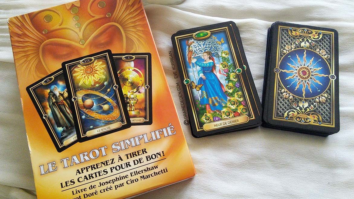 Le Tarot Vision - Jeu de 78 cartes - Cartes de voyance avec