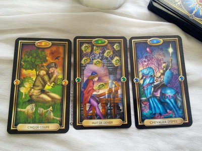 Le Tarot Doré de Ciro Marchetti - Le Tarot Simplifié de Josephine Ellershaw - Graine d'Eden