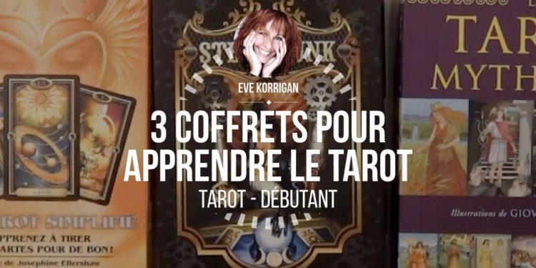 Cours de tarot gratuit - 3 coffrest de tarots divinatoires pour apprendre facilement Graine d'Eden - Eve Korrigan