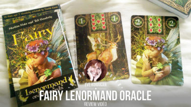 Fairy Lenormand Oracle cards - Graine d'Eden review, présentation. Cartes Oracle, tarot