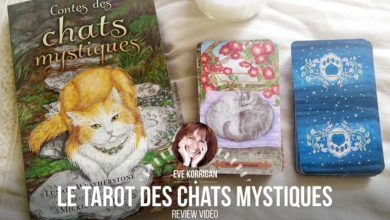 Le Tarot des chats mystiques - Graine d'Eden, review, présentation de jeux de tarots, oracles.