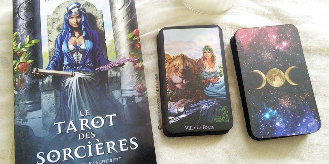 Le Tarot des Sorcières de Ellen Dugan et Mark Evans - Graine d'Eden la bibliothèque des Tarots, revue, review, présentation de Tarot et Oracle Divinatoires