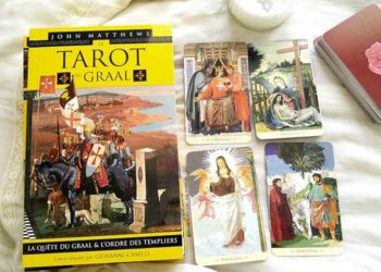 Le Tarot du Graal de John Matthews et Giovanni Caselli - Graine d'Eden la bibliothèque des Tarots, revue, review, présentation de Tarot et Oracle Divinatoires