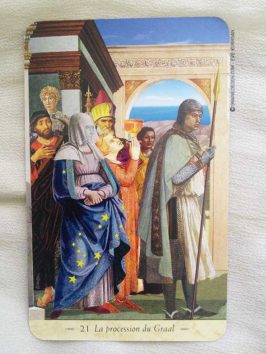 Le Tarot du Graal de John Matthews et Giovanni Caselli - Graine d'Eden la bibliothèque des Tarots, revue, review, présentation de Tarot et Oracle Divinatoires