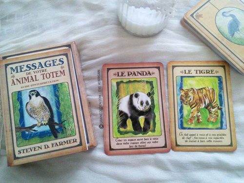 Messages de votre animal totem - Graine d'Eden review et présentation de cartes oracle divinatoire, de tarot divinatoire.