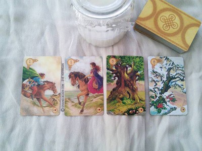 Celtic Lenormand Cartes Oracle présentation - Graine d'Eden review et présentation de cartes Oracle divinatoire et tarot divinatoire - La bibliothèque interactive des oracles divinatoires