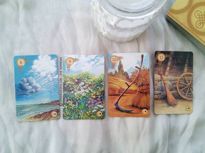 Celtic Lenormand Cartes Oracle présentation - Graine d'Eden review et présentation de cartes Oracle divinatoire et tarot divinatoire - La bibliothèque interactive des oracles divinatoires