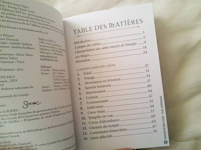 Cartes oracle de l'énergie de Sandra Anne Taylor présentation - Graine d'Eden présentation et review oracle divinatoire et tarot divinatoire - La bibliothèque interactive des Oracles divinatoires