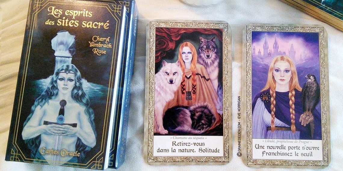 Les cartes Les Esprits des sites Sacrés de Cheryl Yambrach Rose - Graine d'Eden Présentation Oracle divinatoire et Tarot divinatoire