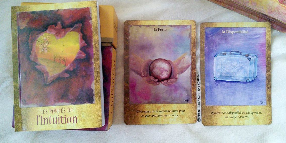 Cartes Les Portes de l'Intuition de Mielczareck et Brigitte Barberane - Review et présentation de cartes oracle - Graine d'Eden - Développement personnel, spiritualité, guidance, oracles et tarots divinatoires