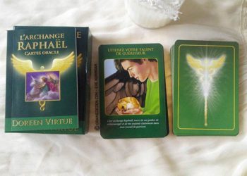 Cartes Oracle L'Archange Raphael de Doreen Virtue - Présentation de jeu, review - Graine d'Eden Bibliothèque de cartes Oracles et Tarots divinatoires