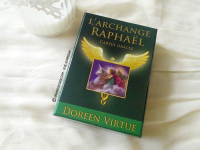 Cartes Oracle L'Archange Raphael de Doreen Virtue - Présentation de jeu, review - Graine d'Eden Bibliothèque de cartes Oracles et Tarots divinatoires