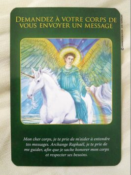 Cartes Oracle L'Archange Raphael de Doreen Virtue - Présentation de jeu, review - Graine d'Eden Bibliothèque de cartes Oracles et Tarots divinatoires