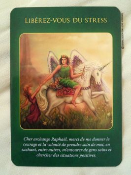 Cartes Oracle L'Archange Raphael de Doreen Virtue - Présentation de jeu, review - Graine d'Eden Bibliothèque de cartes Oracles et Tarots divinatoires