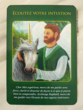 Cartes Oracle L'Archange Raphael de Doreen Virtue - Présentation de jeu, review - Graine d'Eden Bibliothèque de cartes Oracles et Tarots divinatoires