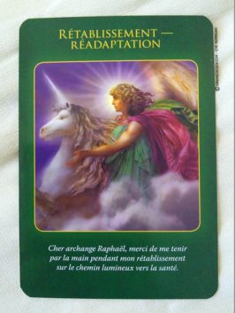 Cartes Oracle L'Archange Raphael de Doreen Virtue - Présentation de jeu, review - Graine d'Eden Bibliothèque de cartes Oracles et Tarots divinatoires