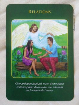 Cartes Oracle L'Archange Raphael de Doreen Virtue - Présentation de jeu, review - Graine d'Eden Bibliothèque de cartes Oracles et Tarots divinatoires