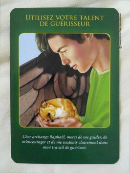 Cartes Oracle L'Archange Raphael de Doreen Virtue - Présentation de jeu, review - Graine d'Eden Bibliothèque de cartes Oracles et Tarots divinatoires