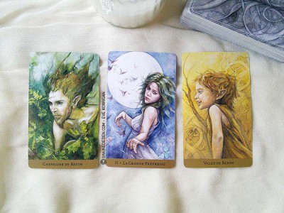 Tarot du Royaume Caché de Barbara Moore et Julia Jeffrey - Review et présentation de Tarots divinatoires - Graine d'Eden - Développement personnel, spiritualité, guidance, oracles et tarots divinatoires