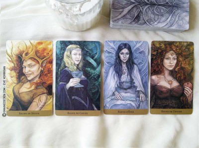 Tarot du Royaume Caché de Barbara Moore et Julia Jeffrey - Review et présentation de Tarots divinatoires - Graine d'Eden - Développement personnel, spiritualité, guidance, oracles et tarots divinatoires