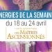 18 au 24 avril - Votre énergie de la semaine avec les cartes Divinatoires des Maîtres Ascensionnés de Doreen Virtue - Quelle sera votre énergie cette semaine - Graine d'Eden tarot et oracle divinatoires