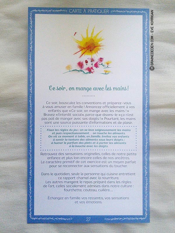 Se Nourrir en conscience de Ariana Roques - Graine d'Eden Développement personnel, spiritualité, guidance, oracles et tarots divinatoires - La bibliothèque des Oracles