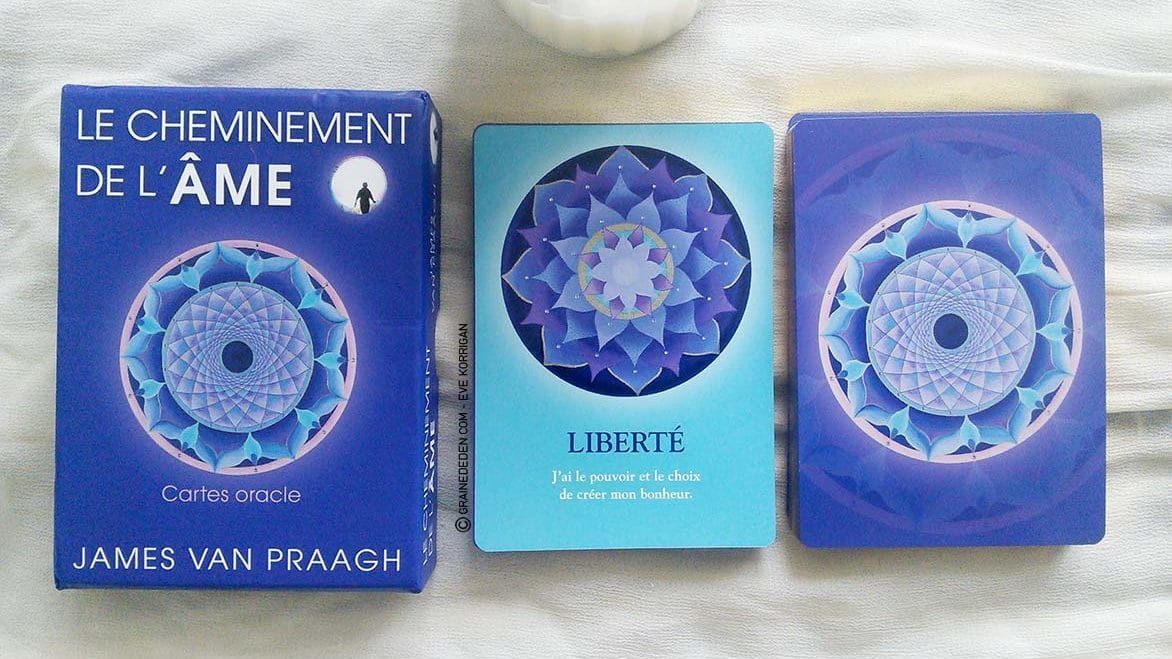 Les cartes Oracle Le Cheminement de l'Âme de James Van Praagh - Graine d'Eden Développement personnel, spiritualité, guidance, oracles et tarots divinatoires - La bibliothèque des Oracles