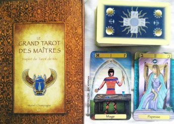 Le Grand Tarot des Maîtres de Muriel Champagne - Graine d'Eden Développement personnel, spiritualité, guidance, oracles et tarots divinatoires - La bibliothèque des Tarots divinatoires.