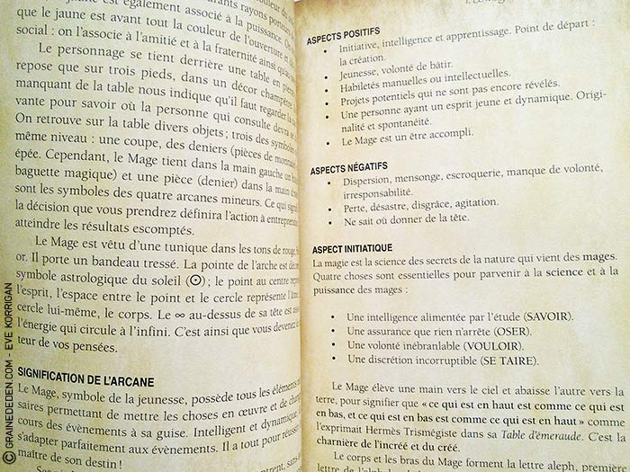 Le Grand Tarot des Maîtres de Muriel Champagne - Graine d'Eden Développement personnel, spiritualité, guidance, oracles et tarots divinatoires - La bibliothèque des Tarots divinatoires.
