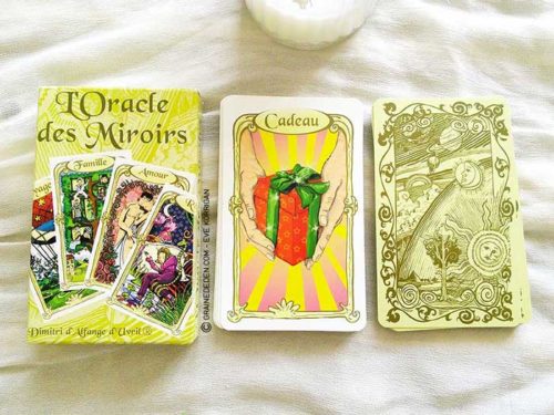 L'Oracle des Miroirs Carte, divination, médium 53 Cartes avec Livret 