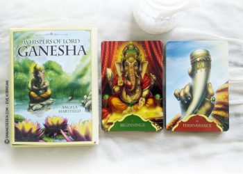 Whispers of Lord Ganesha Oracle cards de Angela Hartfield - Graine d'Eden Développement personnel, spiritualité, guidance, oracles et tarots divinatoires - La bibliothèque des Oracles