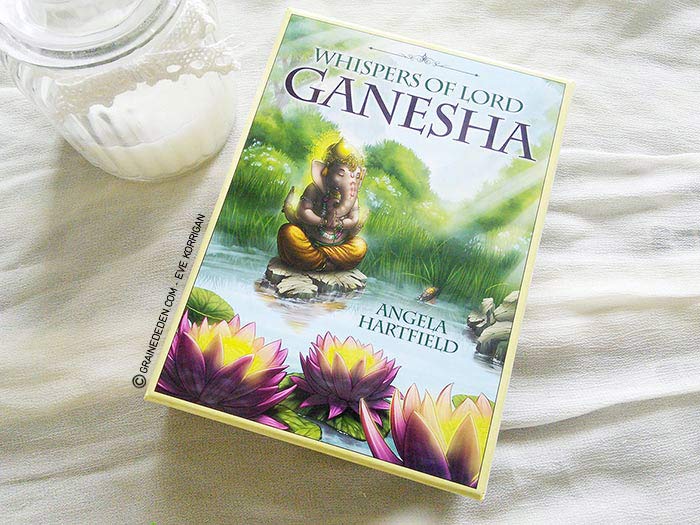 Whispers of Lord Ganesha Oracle cards de Angela Hartfield - Graine d'Eden Développement personnel, spiritualité, guidance, oracles et tarots divinatoires - La bibliothèque des Oracles