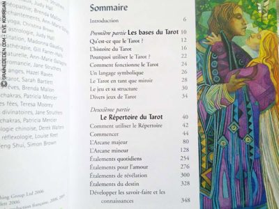 Review La Bible du Tarot de Sarah Bartlett - Graine d'Eden Développement personnel, spiritualité, guidance, livres, oracles et tarots divinatoires - La bibliothèque des Tarots