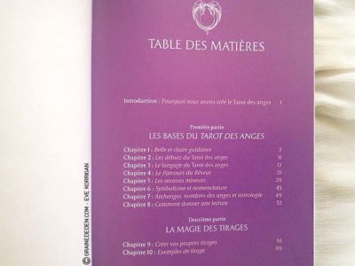 Le Tarot des Anges et Le Grand livre du Tarot des Anges de Doreen Virtue et Radleigh Valentine - Graine d'Eden Développement personnel, spiritualité, guidance, oracles et tarots divinatoires - La bibliothèque des Tarots