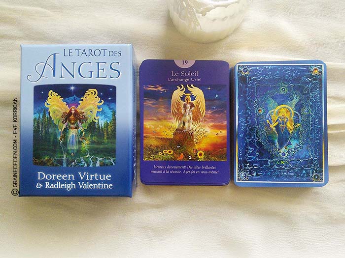 Le Tarot des Anges et Le Grand livre du Tarot des Anges de Doreen Virtue et Radleigh Valentine - Graine d'Eden Développement personnel, spiritualité, guidance, oracles et tarots divinatoires - La bibliothèque des Tarots