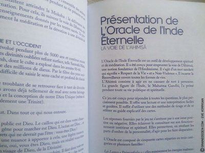 L'Oracle de l'Inde Éternelle de Gabriel Kishan - Graine d'Eden Tarots et Oracles divinatoires - Présentation et reviews